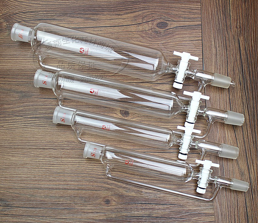 玻璃恒压漏斗 聚四氟标口50/60/100/125/250/500ml筒形 分液 滴液