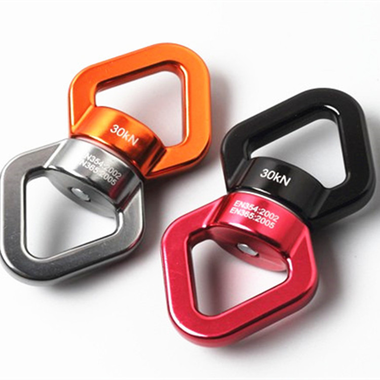 Universal rotating ring single-point connector hook 8-character ring Wia ring climbing wheel aerial yoga rotation ring