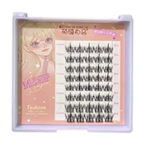 Spot Eshelashes Still Product Lazy Trilogy Little Devil Fake Eshelashes Мороженое, под вентилятором, ресницы, ресницы, белый лунный свет