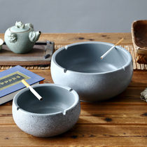 Large ashtray creative personality ceramic ornaments new Chinese ashtray home living room light luxury trend office