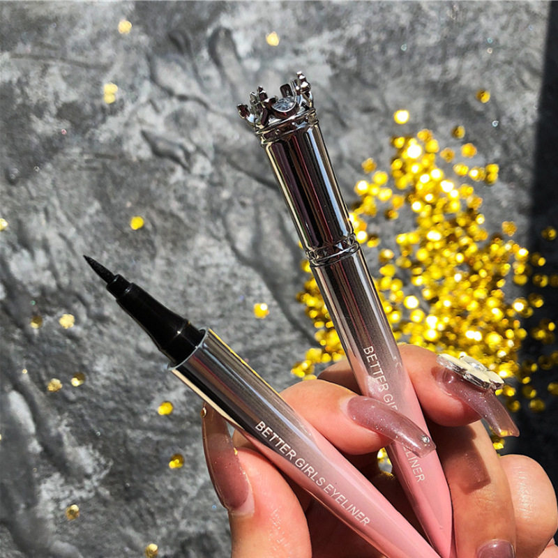 Lanxi eyeliner novice beginner very fine waterproof and sweat-proof female long-lasting not smudged brand-name liquid eyeliner