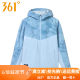 361 ເສື້ອກິລາຜູ້ຊາຍ Windbreaker 2025 Spring New 361 Hooded Quick-drying Camouflage Outdoor Jacket 2603S