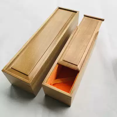 Cinnamomum camphor wooden empty box solid wood custom box pull-out wood storage box insect-proof mothproof hand roll box
