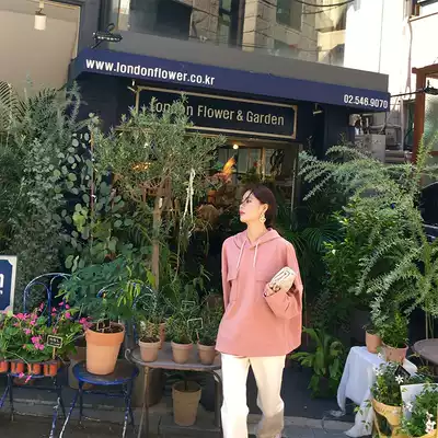 CloudSweet big pocket casual design hooded couple thick T-shirt micro-La trousers