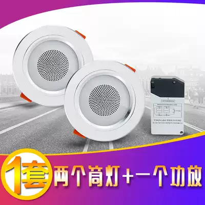 Teana LED smart Bluetooth background music lighting downlight 3 inch ceiling horn embedded hanging ceiling speaker