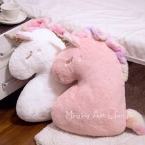 Nordic Unicorn doll soft cute plush doll pillow childrens room decoration ornament birthday gift toy