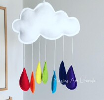 ins Nordic children tents decoration cloud pendant rain drop pendant hanging accessories for childrens room childrens clothing decoration wall decoration