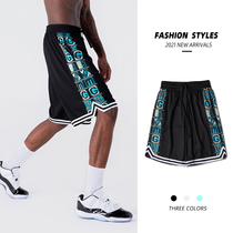 American basketball pants training five-point ball pants sports shorts over the knee loose beach pants running fitness Womens tide summer