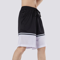 New color American basketball shorts over the knee training pants High Street casual shorts mens loose quick-drying sweatpants