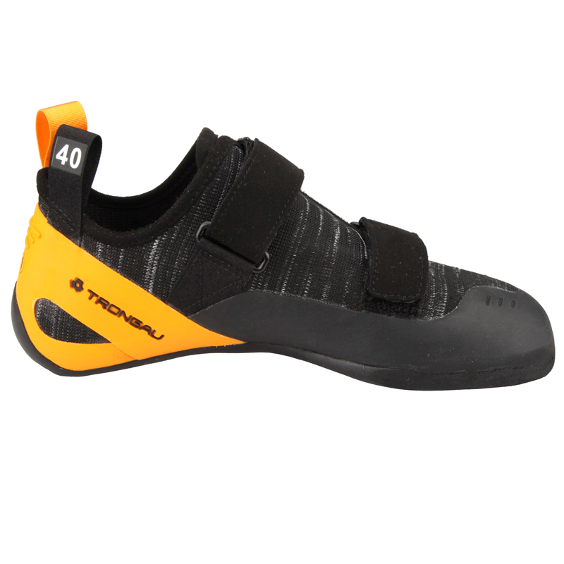 Changhao Limited V1 Innovative Butyl Rubber Climbing Shoes Black Orange Children's Rock Climbing Training Shoes