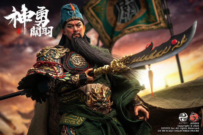 303Toys X Jstoys 1/6 Three Kingdoms Five Tigers Guan Yu Yun Chang Guan Gong Movable Eyes Red Rabbit Horse in Stock
