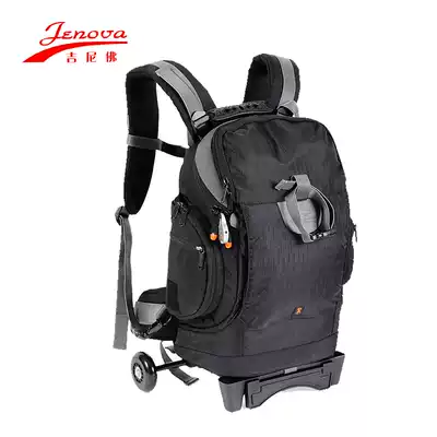 Gennifer 31117 multi-use shoulder comfortable nylon pull rod photography bag Canon single eye professional rear camera bag