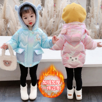 South Korea 2020 new girls cotton clothes children Foreign style Winter Women baby thick padded jacket jacket down cotton tide
