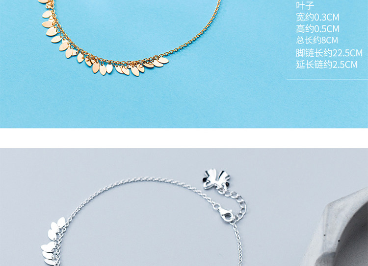 Chaine de cheville Femme OTHER   en Argenterie - Ref 3102656 Image 14