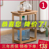 Sofa side cabinet solid wood coffee table side corner balcony simple tea cabinet tea table home small tea table simple modern