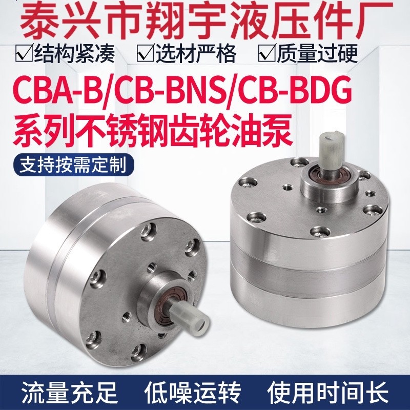 CBA-B10 4 6 16 20 25 stainless steel acid-resistant pH pumps Feed equipment Stainless Gear Pumps NS Pumps