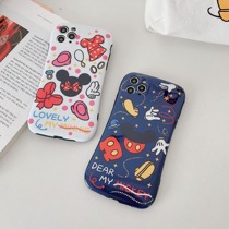 8p cartoon 12 protective cover IphoneXsmax for Apple 11Pro phone case xsxmax graffiti