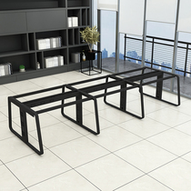  Wrought iron table leg bracket Metal office table foot Conference table base workbench frame Computer table leg steel frame can be customized