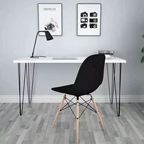  Computer table leg bracket Wrought iron table leg Coffee table Desk dining table desk bar foot Metal round table foot base seat