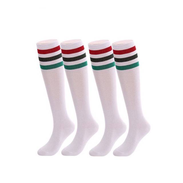 Internet celebrity sports stockings three stripes football socks fitness socks high socks trendy cheerleading socks knee-high running socks