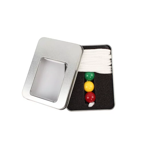 Сбор шариков применяется к дежненному визуальному слиянию, стерео визуальная амблиопия Тренировка Трейса Красная, желтая и зеленая трехцелевая мяч