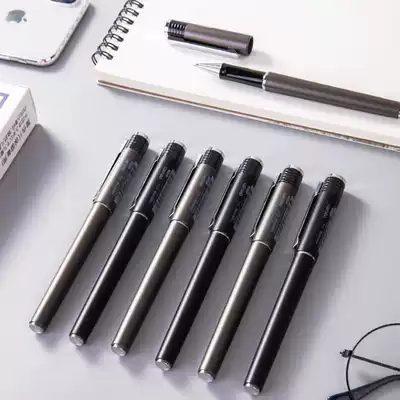 12 Dali high quality bold signature pen 1 0 thick stroke water-based ballpoint pen S34 signature pen S144 large capacity