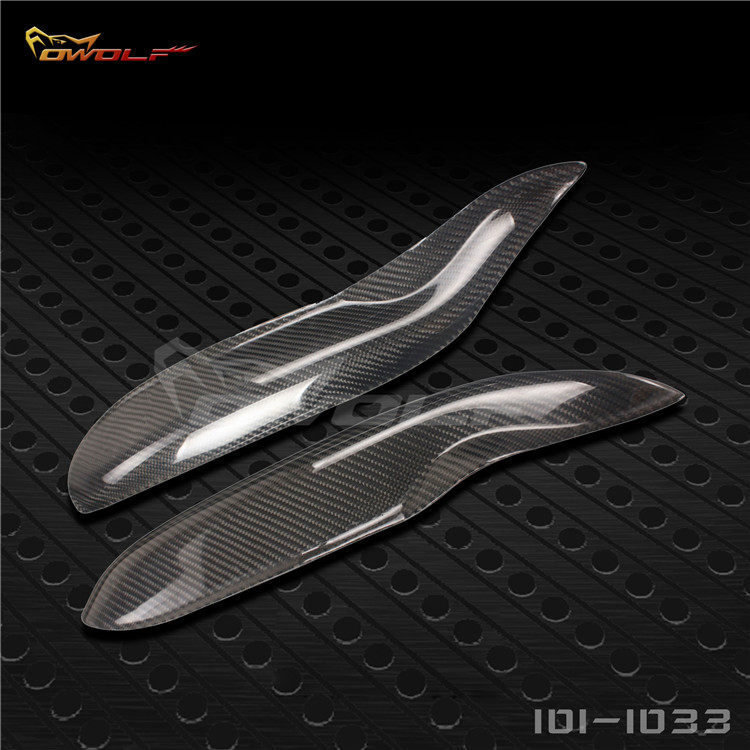 09 09 to 14 BENZ bünster smart w451 carbon fiber light eyebrow living-room lamp decoration piece