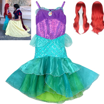 New foreign trade dress Halloween mermaid princess dress girl dress sixty-one dress cos costume dress