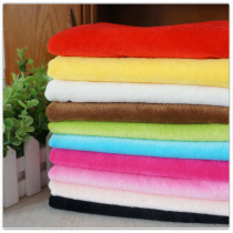 Short plush velvet baby blanket toy diy handmade doll fabric small cloth head soft velvet fabric