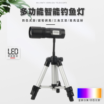 Fishing light Night fishing light Blu-ray Xenon Blue Light Flashlight Light Intense Light Equipment Hernia Purple Light Raft Fishing Bench Wild Fishing Light