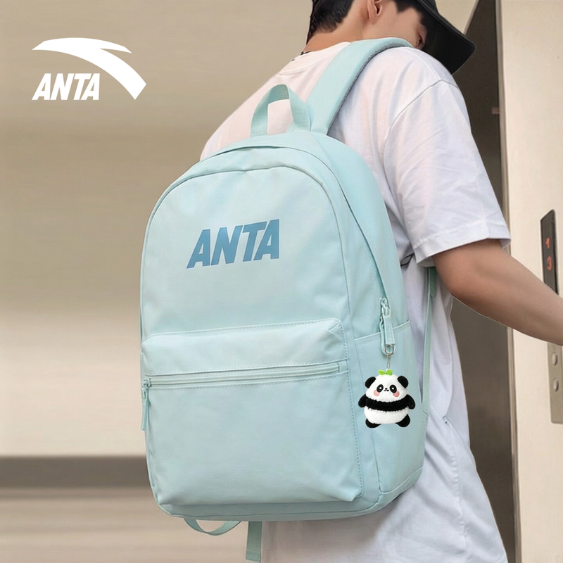 Anta School Bag for Boys, Large Capacity Genuine Backpack for Junior High School Students, Lightweight Spine-Protecting Backpack for Teenagers, High School Students' Backpack for Men