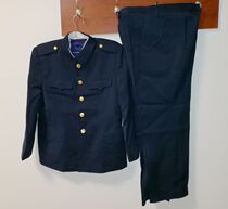 Inventory 87 sea horse pants winter cadre wool suit old cadre uniform navy blue Leisure