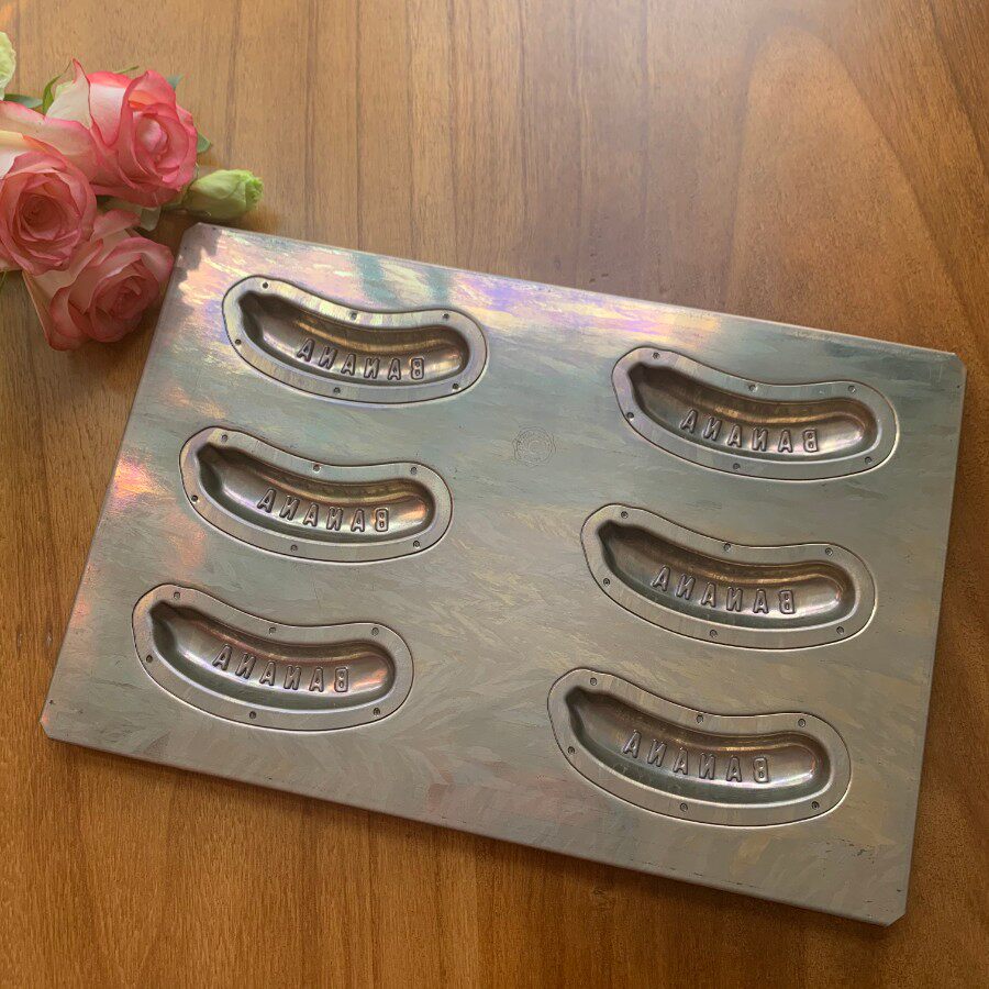 Spot Japanese Chiyoda metal 6 Even banana banyana silicon machined cake molds