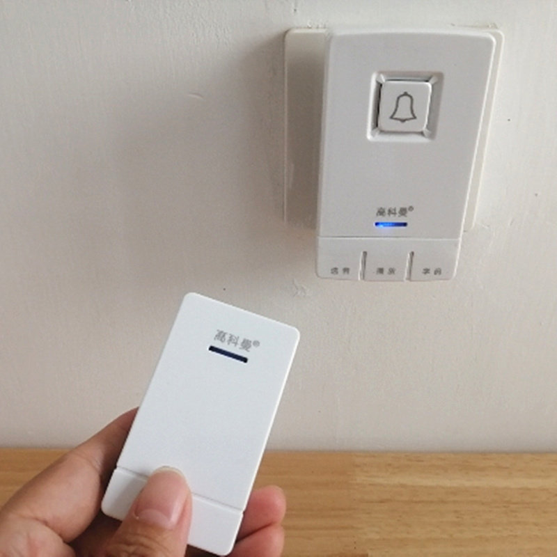 High Koeman home big sound long-distance calling instrumental without pool ding-thumping self-generated wireless remote control doorbell plug-in