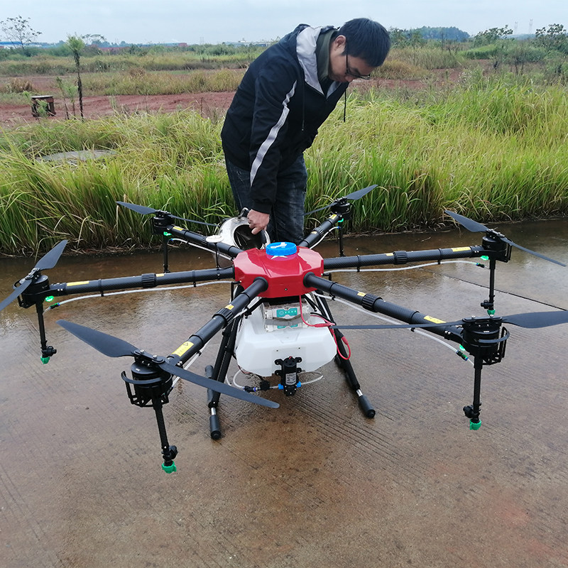 大型全自動農業農用植保施肥無人機6軸16升打噴藥農藥山地無人機