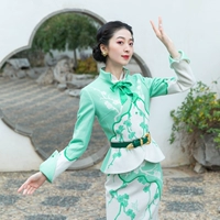 Оригинальная дизайнерская белая куртка, шерстяная юбка, комплект