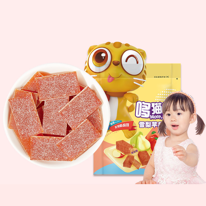 19 9 yuan 2 bags for the cat cat Sydney water honey peach apple slices children snacks