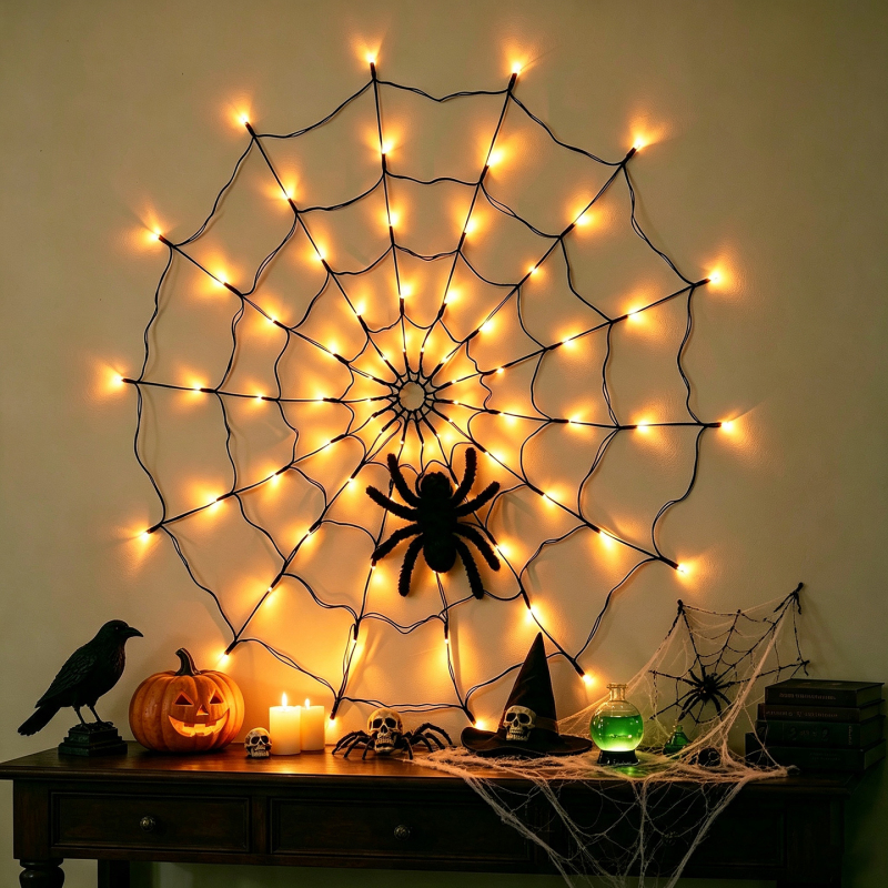 Halloween Props Spider Web Horror Decoration Haunted House Escape Room Decoration Scene Setup Atmosphere Bar Shop Halloween Props Spider Web Horror Decoration Haunted House Escape Room Decoration Scene Setup Atmosphere Bar Shop