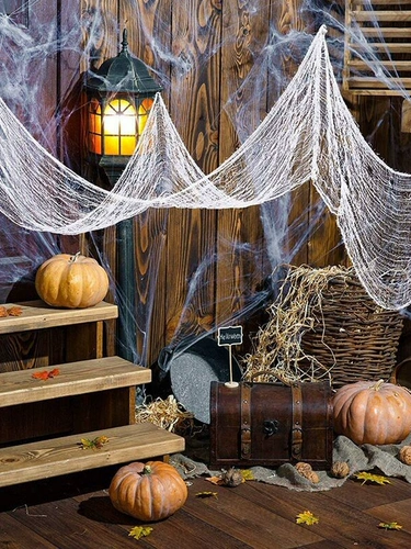 Покупка товаров: украшения для Хэллоуина, реквизит, страшные аксессуары для дома с привидениями, дверные драпировки, уличные драпировки, марлевые дверные занавески для барных площадок.