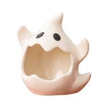 Pumpkin Lantern Halloween Candlestick Ghost Decoration Props Small Ornaments Candle Childrens Small Gift Gift Dressing