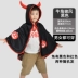 thoi trang haloween Halloween trẻ em trang phục cosplay nam và nữ sừng quỷ khăn choàng áo choàng ma cà rồng áo choàng hiệu suất tranh halloween Trang phục haloween