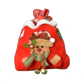 Apple, рождественский декор, ювелирное украшение, креативная льняная сумка для пожилых людей, подарок на день рождения, с медвежатами