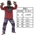 Cosplay Trang phục Halloween dành cho nam và nữ trưởng thành kinh dị Nhà Thanh Zombie trang phục Zombie chết ma quần áo sự tích halloween Trang phục haloween