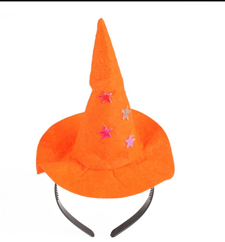Halloween Dress Up Vật phẩm Đạo cụ Bí ngô Mũ nón Headband Người lớn Mũ trẻ em Headband Spider Web Wizard Hat - Sản phẩm Đảng / Magic / Hiệu suất 	đồ hoá trang em bé	