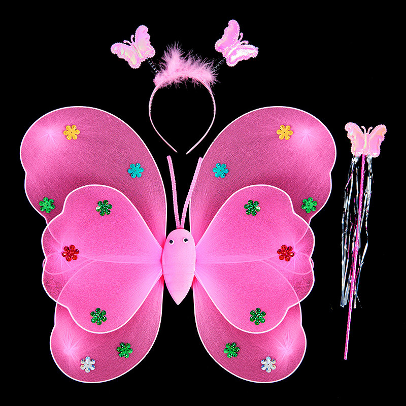 Карнавальный набор фея бабочка крылья. Девочка с крылышками. Детский набор крылья и палочка. Крылышки бабочки для девочки. Крылья детские.
