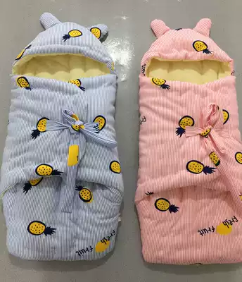 Baby hustling Spring and Autumn Winter thickened cotton newborn newborn supplies butterfly anti-shock swaddling delivery room bag