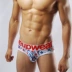 WeUp Men Cotton In thể thao Eo thấp Quần lót tam giác gợi cảm Quần lót nam Quần short nam - Nam giới Nam giới