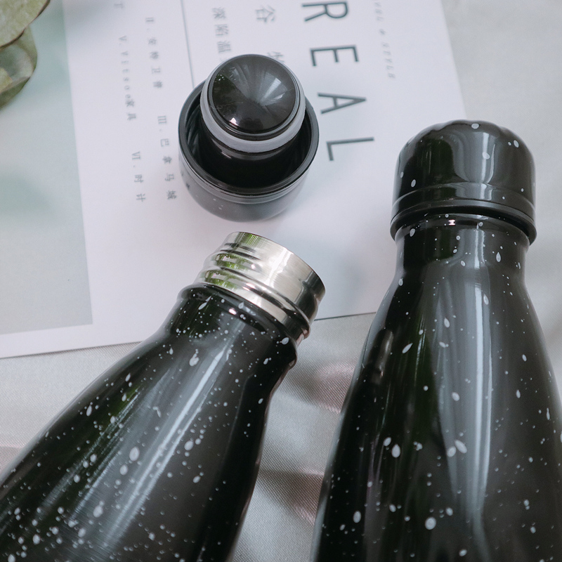 Star Coke chai cốc chân không 304 thép không gỉ Hàn Quốc cá tính nam và nữ sinh viên đạn thể thao nước Cup bình giữ lạnh