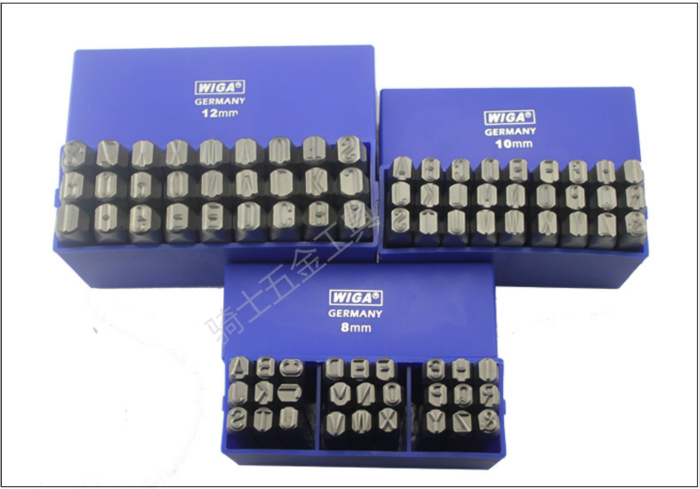 WIGA brand steel code English letter orthodox steel print steel dimension 2 3 456781012