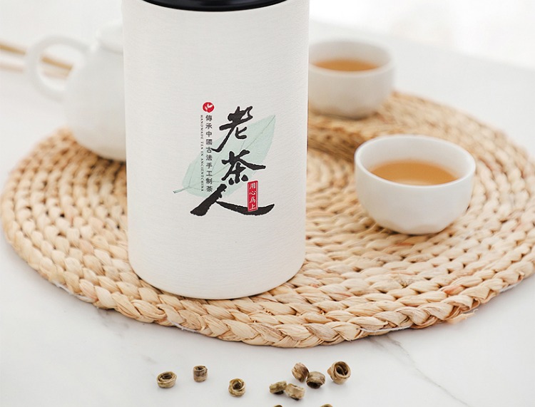 Trà già người trà có thể đặt hộp trà đóng gói hộp quà rỗng hộp lưu trữ trà nồi hộp trà hộp trống hộp trà đặt hộp trà bình uống trà